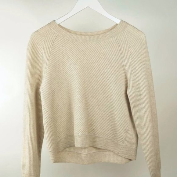 Vince Ribbed Crewneck Wool Sweater - Picture 2 of 5